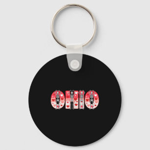 Llavero O-h-i-o Esqueletos Divertidos Ohio En Valenti Del