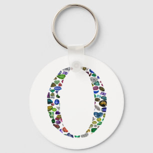 Llavero O Letter Monogram