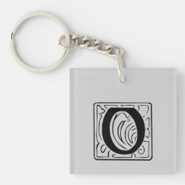 Llavero O Monogramm schwarz
