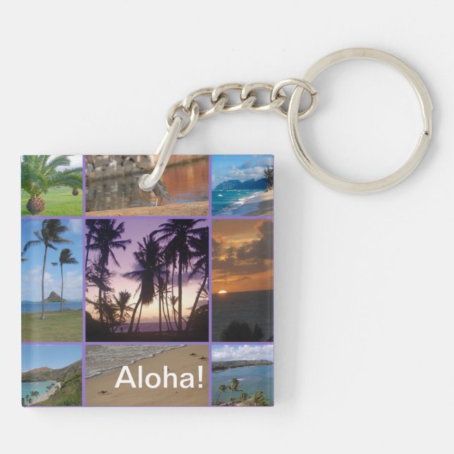Llavero Oahu, Hawaii Keychain (Atrás)