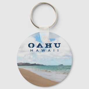 Llavero Oahu Hawaii Ocean Waves & Beach