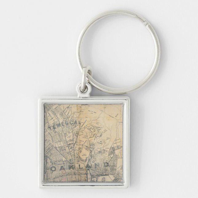 Llavero Oakland, Berkeley, Alameda (Frente)