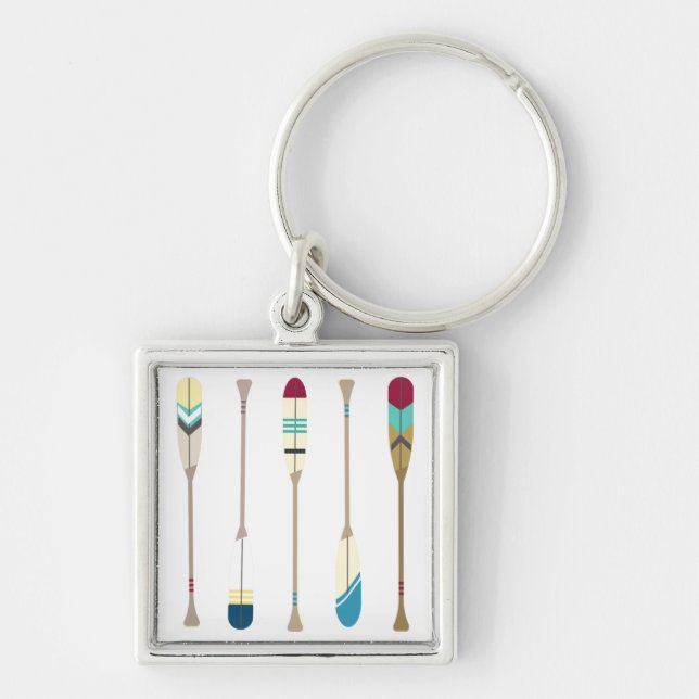 Llavero Oars de vintage (Frente)