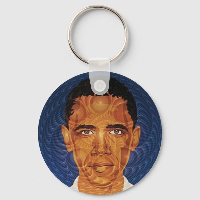 Llavero Obama Fractal Keychain (Anverso)