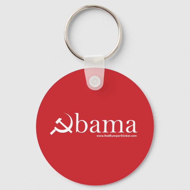 Llavero Obama Hammer & Sickle Keychain (Anverso)