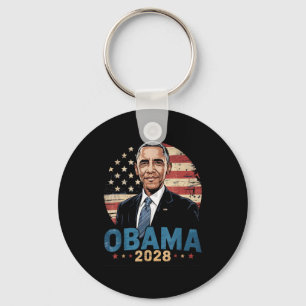 Llavero Obama retro vintage presidente 2028