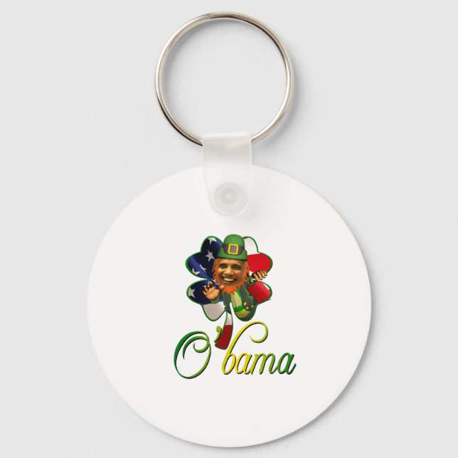 Llavero Obama St. Patrick's Day Spirit (Anverso)