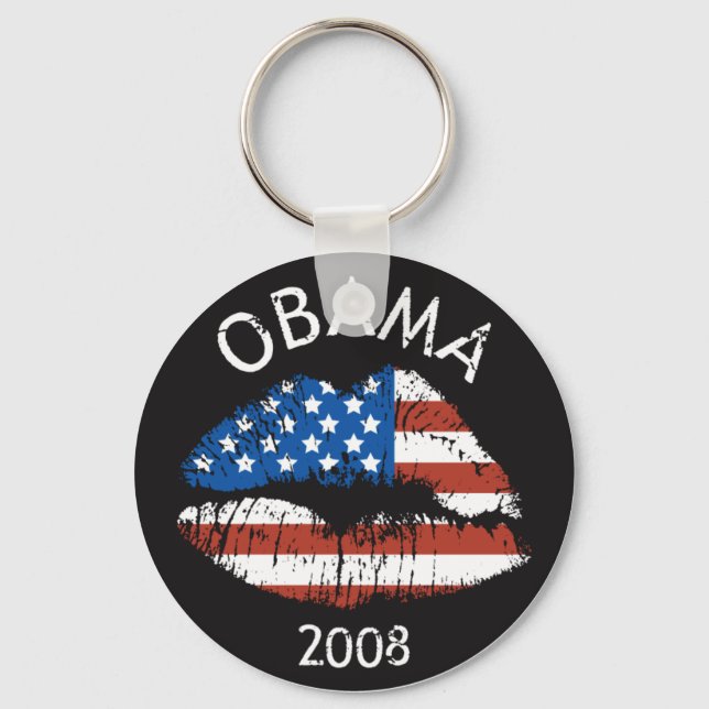 Llavero OBAMA US Flag Lips Keychain 89226 (Anverso)