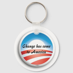 Llavero ObamaLogo, cambio ha venido a América