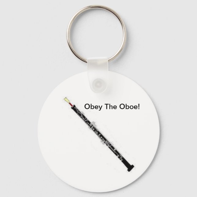 Llavero ¡Obedece Al Oboe! (Anverso)