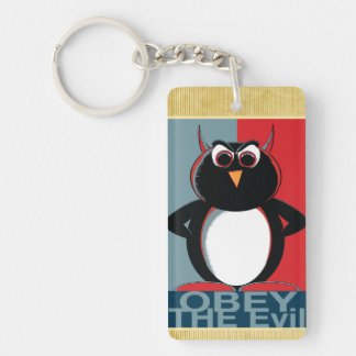 Llavero Obedezca el pingüino malvado