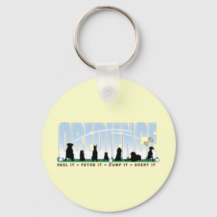 Llavero Obediencia: Inclínese la, tráigala, sáltela,