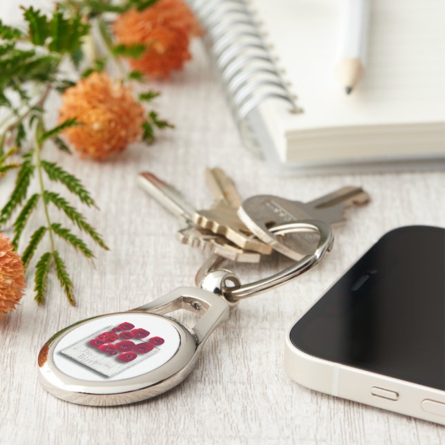 Llavero objet_4_changes on the ruby metalizado (Lateral)