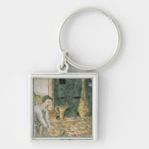 Llavero Objetos del oro en una tienda azteca