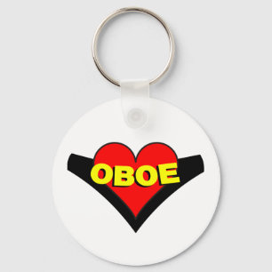 Llavero Oboe Over Heart