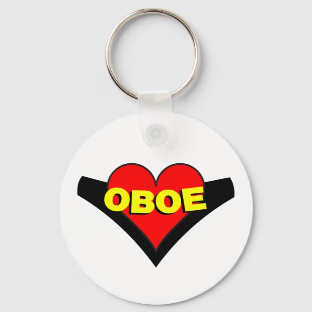 Llavero Oboe Over Heart (Anverso)