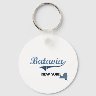 Llavero Obra clásica de Batavia New York City