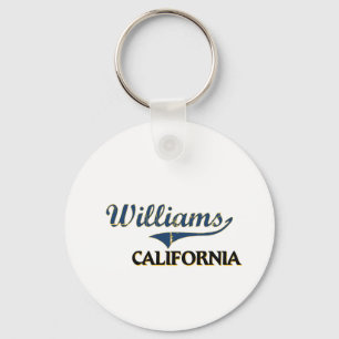 Llavero Obra clásica de la ciudad de Williams California