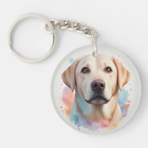 Llavero Obra de arte de recuperación de Labrador mágico pa