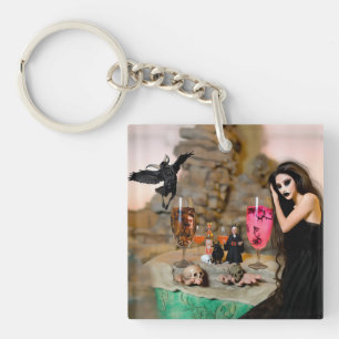 Llavero Obra en la sombra Occult Dark Witchy Recuperación 
