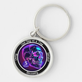 Llavero Obsequio de hito de recuperación personalizada - C