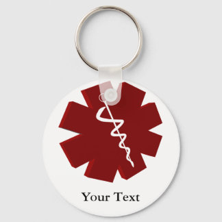 Llavero obsequios médicos caduceus