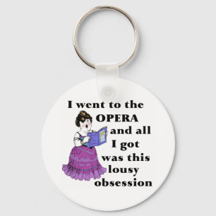 Llavero Obsesión de la ópera