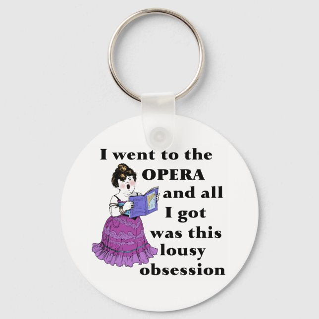 Llavero Obsesión de ópera (Anverso)