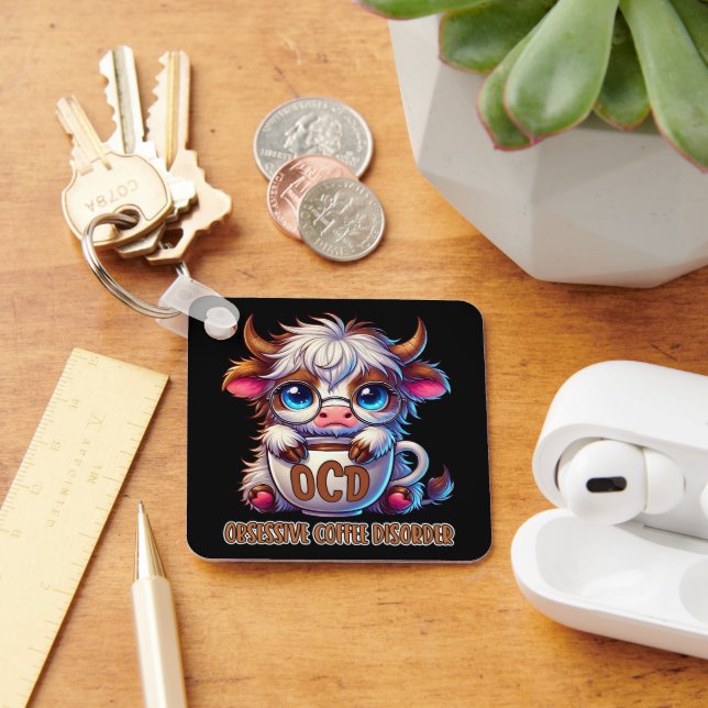 Llavero Obsessive Coffee Disorder  (Escritorio )