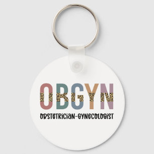 Llavero Obstetricista ginecólogo obstetra impresión de leo