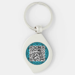 Llavero Obtén un pin con tu propio código QR