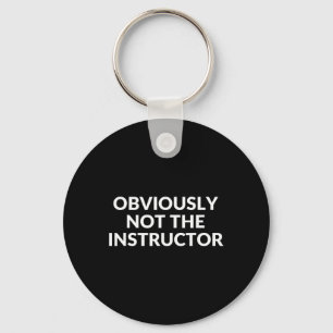 Llavero Obviamente No Es El Instructor Divertido Yoga Gimn