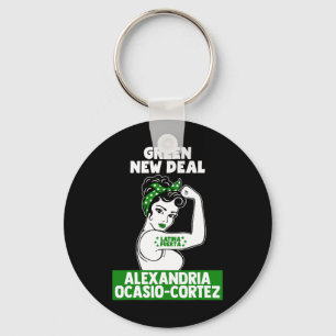 Llavero Ocasio-cortez Latina Fuerta Aoc Feministin Grün Ne