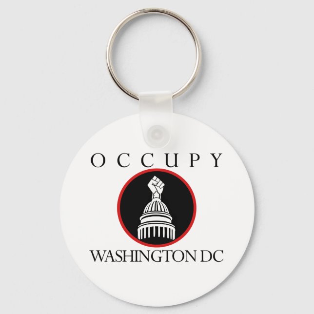 Llavero Occupy Washington DC (Anverso)