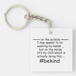 Llavero OCD - Conciencia obsesiva sobre el trastorno compu