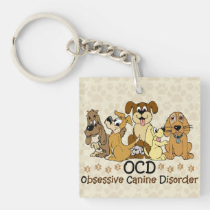 Llavero OCD Trastorno obsesivo canino
