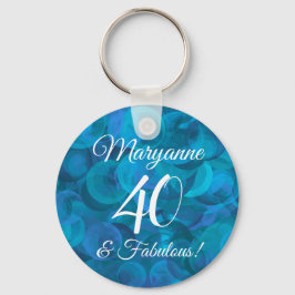 Llavero Ocean Blue 40 y fabulosa fiesta de cumpleaños