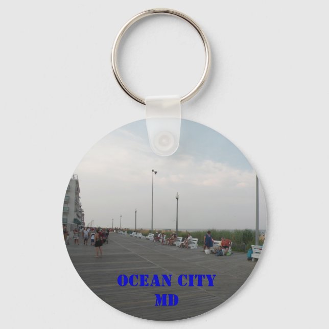 Llavero Ocean City, MD Keychain (Anverso)