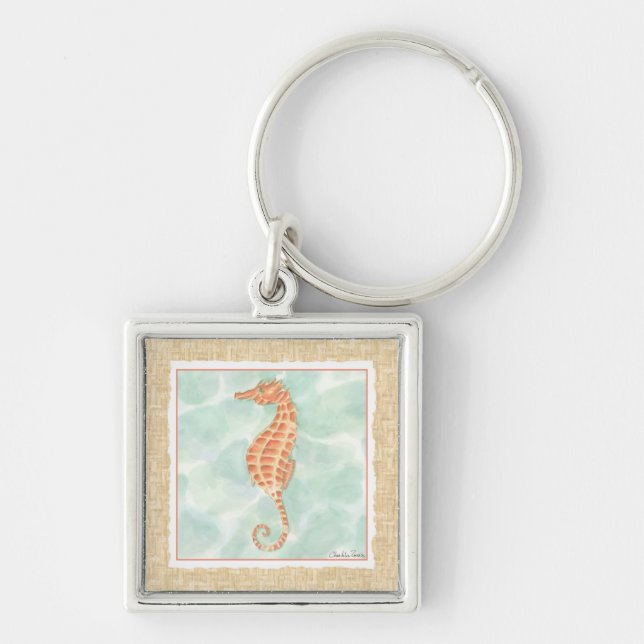 Llavero Ocean Naranja Seahorse (Frente)