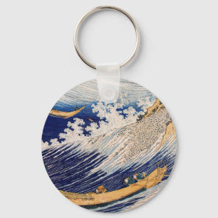 Llavero Océano Hokusai Waves Pescadores