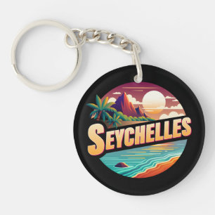 Llavero Océano Índico de las Islas Seychelles