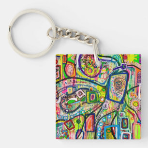 Llavero Ocho Keychain Martinis