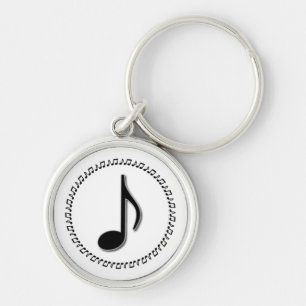 Llavero Octava Nota Diseño Musical