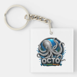 Llavero Octo Pulpo – Mantén la Curiosidad. Llega Lejos.