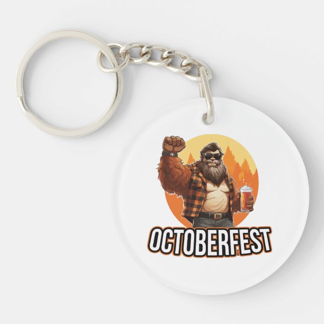 Llavero Octoberfest Pie Grande  (Frente)