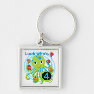 Llavero Octopus 4º cumpleaños camisetas y regalos de T