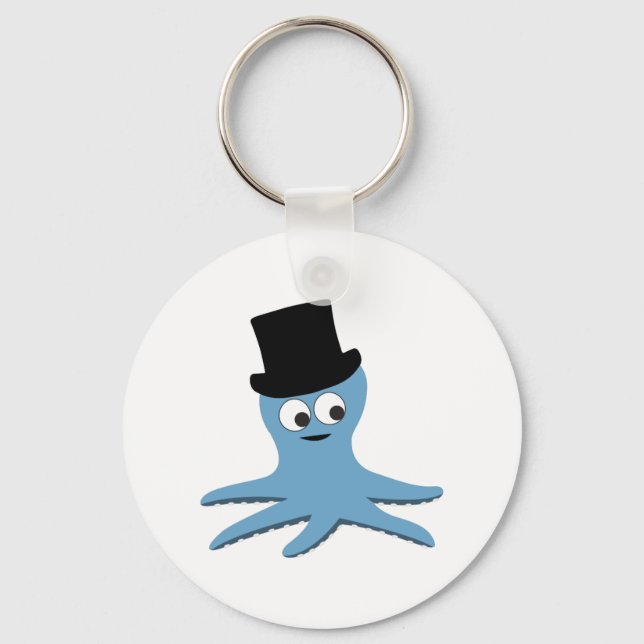 Llavero Octopus azul (Anverso)