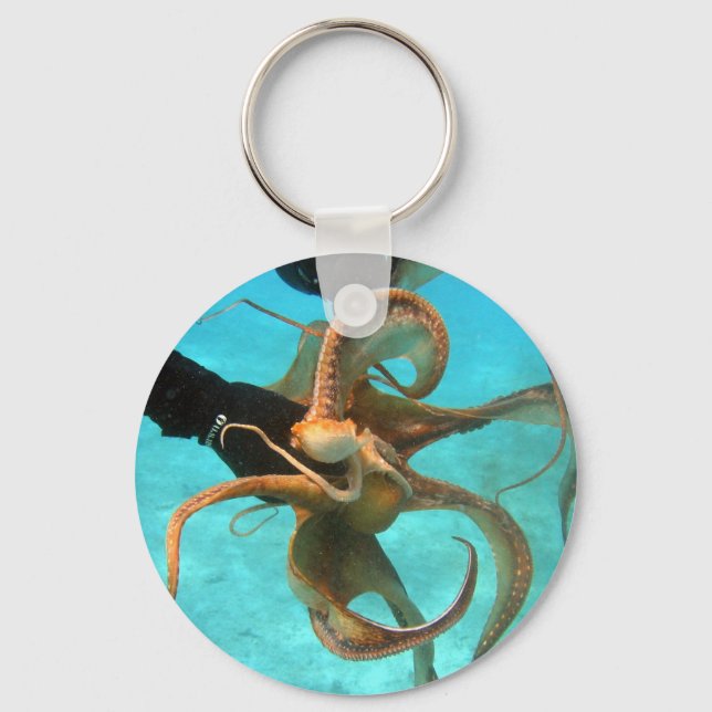 Llavero Octopus subacuático (Anverso)