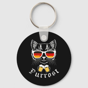 Llavero Octubre Fiesta T Shirt Funny Prost Pun Purrost Cat