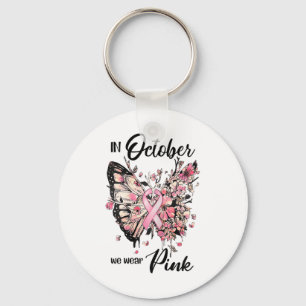 Llavero Octubre Nosotros Usamos Lazo Rosa Conciencia Del C